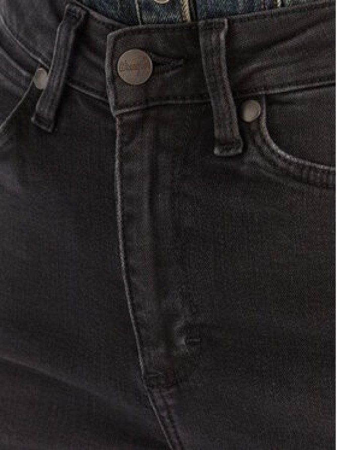 Wrangler Jeansy 112371749 Czarny Straight Fit