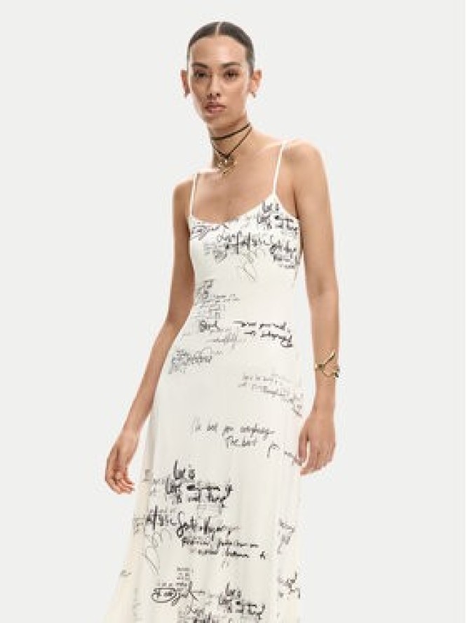 Desigual Komplet sweter i sukienka Morisot 26SWVK33 Écru Regular Fit