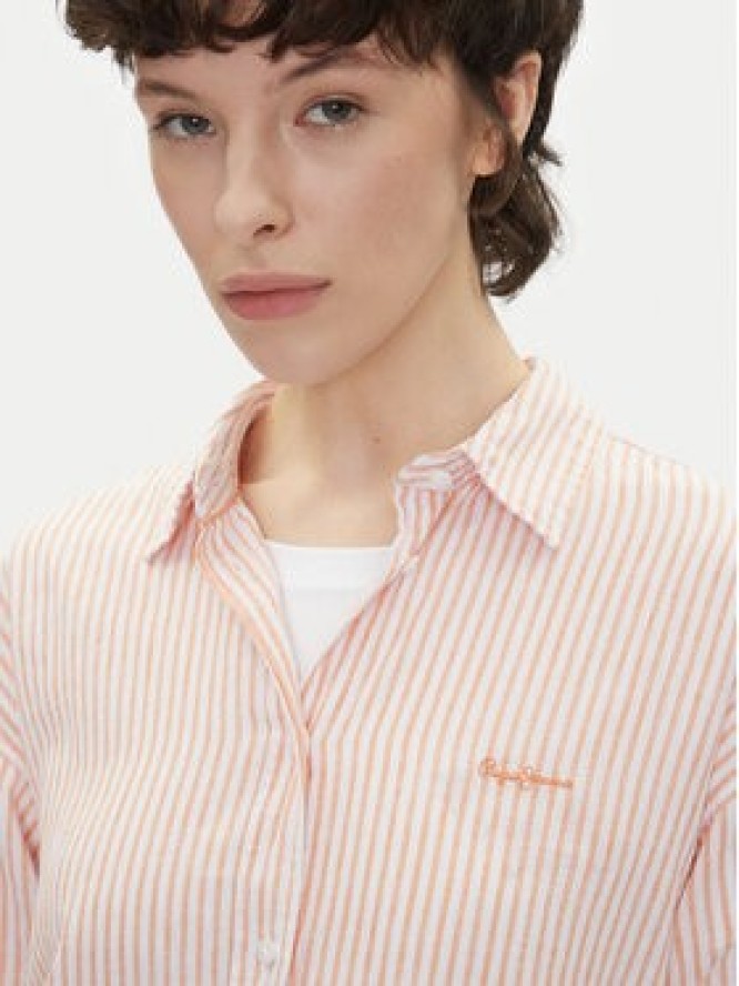 Pepe Jeans Koszula Dream PL305033 Pomarańczowy Loose Fit