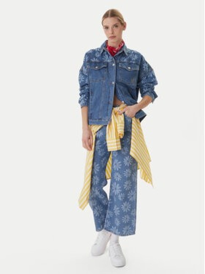 Roxy Jeansy Boogie Night ERJDP03323 Niebieski Wide Leg