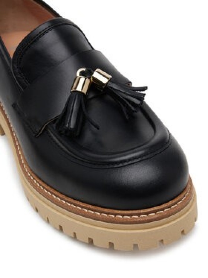 Pollini Loafersy SA10144G1MTC0000 Czarny