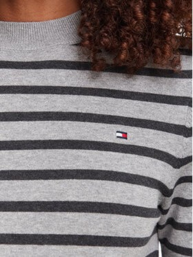Tommy Hilfiger T-Shirt WW0WW49705 Szary ciemny Slim Fit