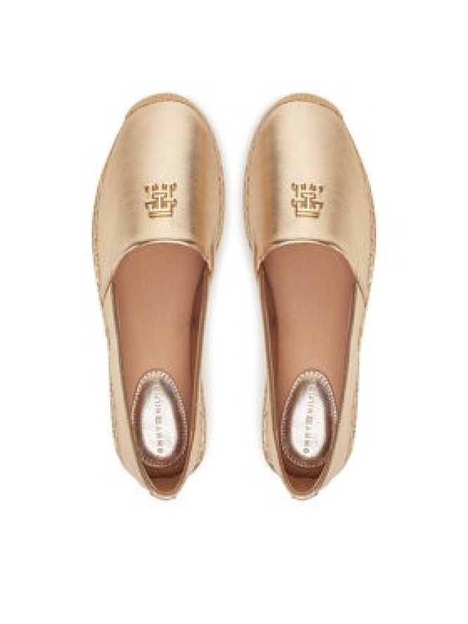 Tommy Hilfiger Espadryle FW0FW08652 Złoty