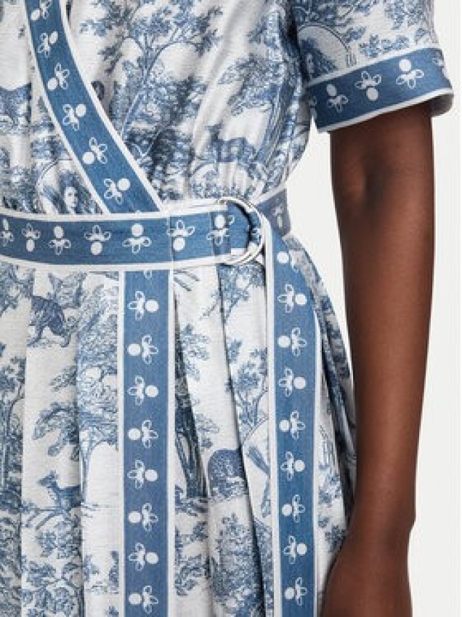 Fracomina Sukienka codzienna FS26SD1010W435K5 Niebieski jasny Regular Fit