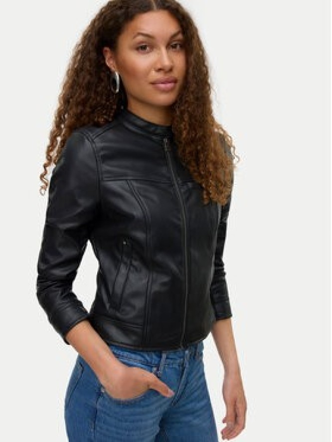 Vero Moda Kurtka z imitacji skóry Amanda 10331229 Czarny Regular Fit