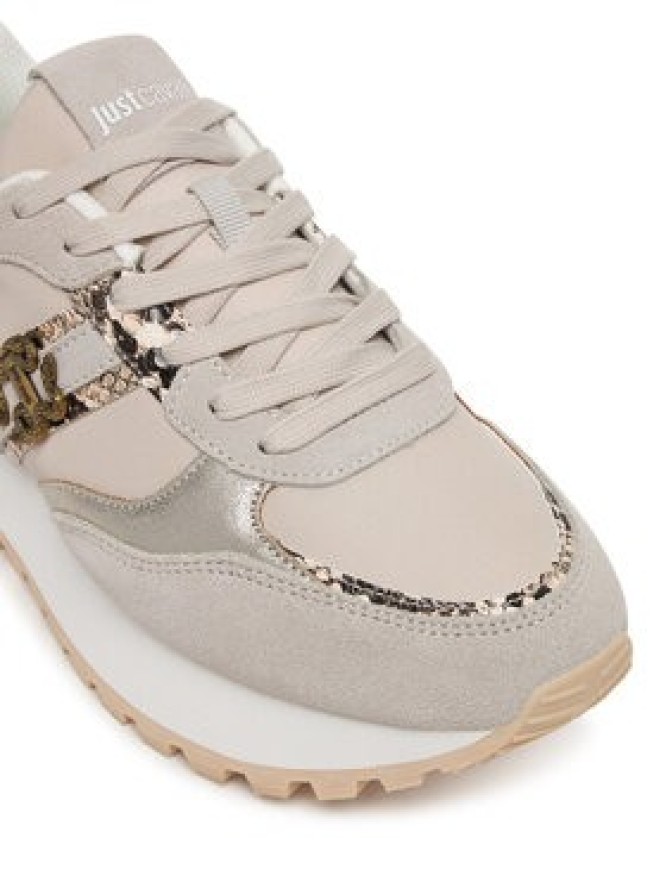Just Cavalli Sneakersy 80RA3SJ2 ZSE68 Beżowy