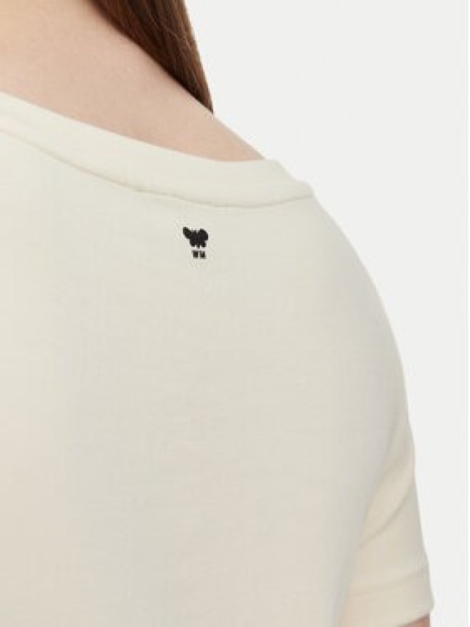 Weekend Max Mara T-Shirt Multij 2625946031 Kremowy Regular Fit