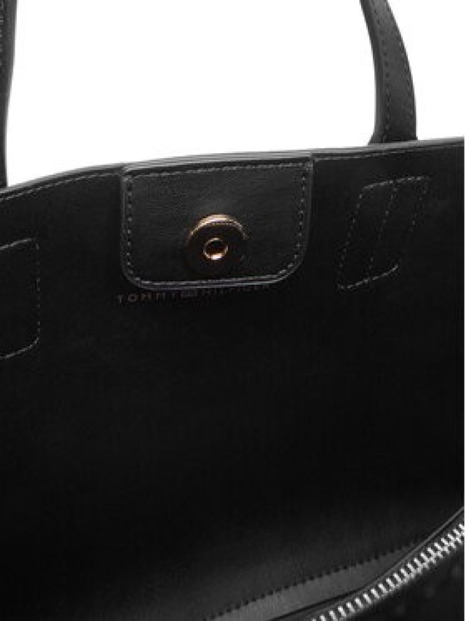 Tommy Hilfiger Torebka Th Distinct Mini Tote AW0AW17459 Czarny