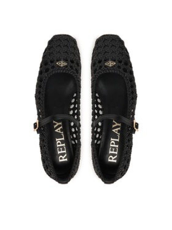 REPLAY Baleriny GWB23 .000.C0025S Czarny