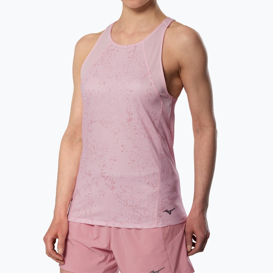Koszulka do biegania damska Mizuno Active DryAeroFlow Graphic Tank Top