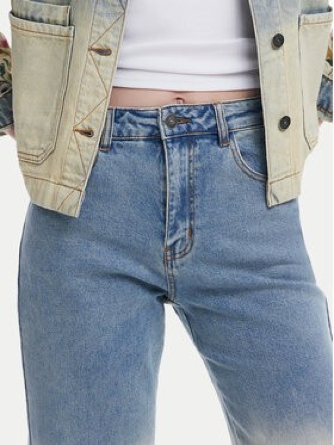 Desigual Jeansy Texas 25SWDD01 Niebieski Straight Fit