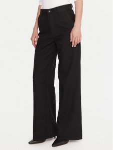 Calvin Klein Jeansy LV047D770G Czarny Wide Leg