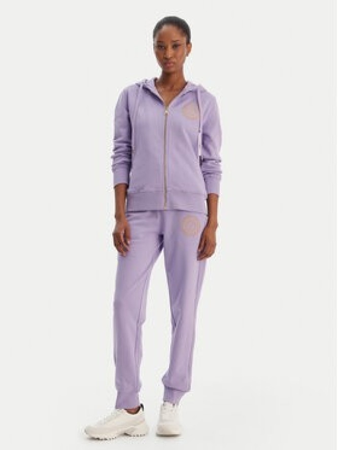 Versace Jeans Couture Bluza 80HAIT02 CF01T Fioletowy Regular Fit