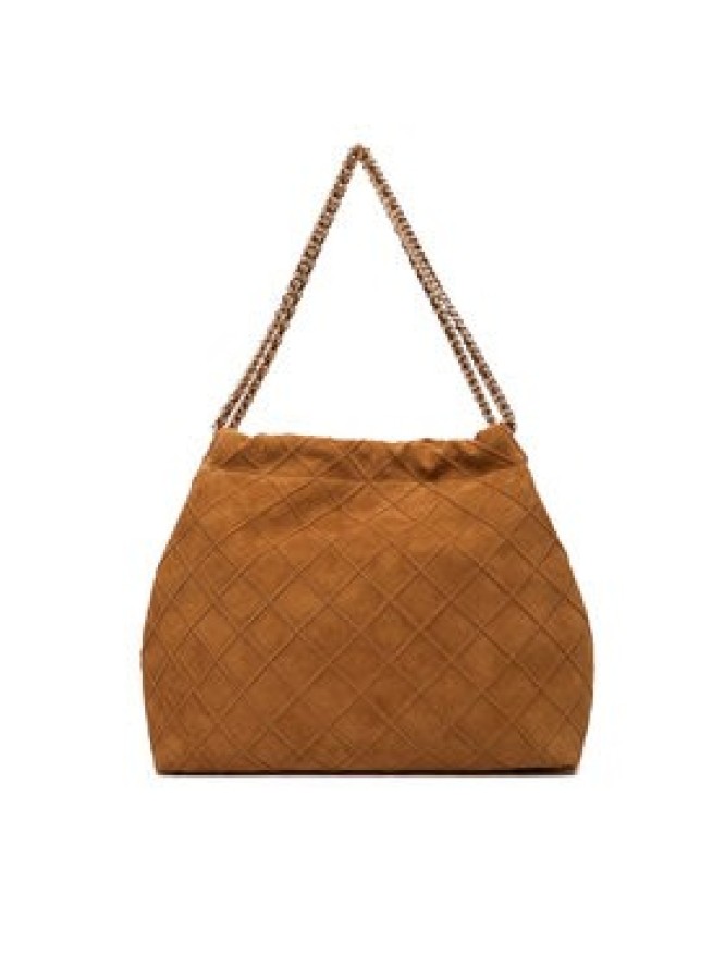 Tory Burch Torebka Fleming Suede 166064 Brązowy