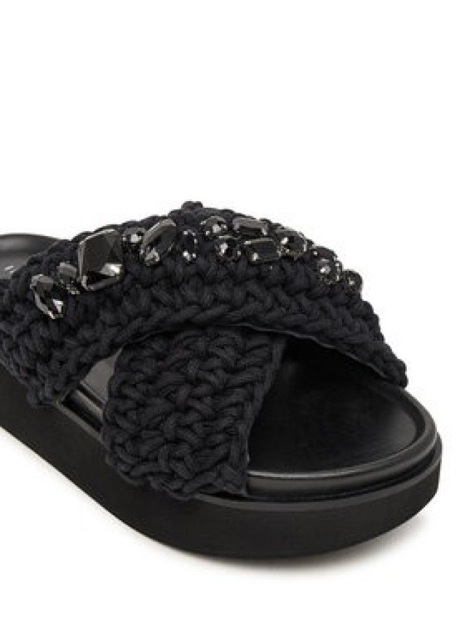 Inuikii Klapki Woven Stones Platform 1004.005.0043 Czarny