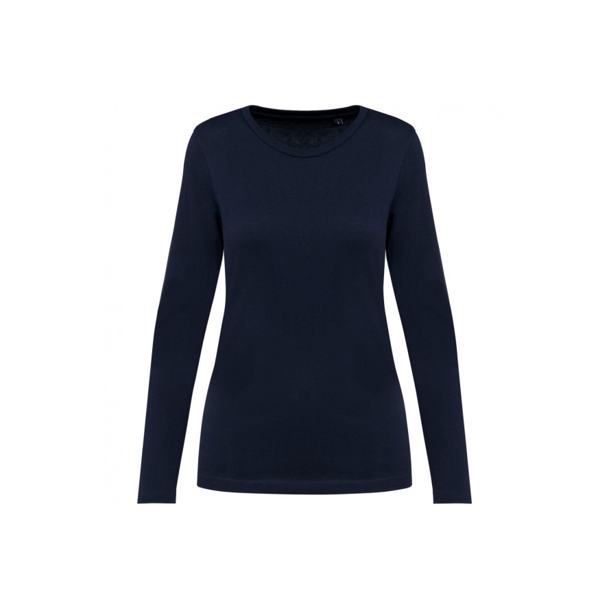 Suprima koszulka z długim rękawem z okrągłym dekoltem dla kobiet Kariban Premium