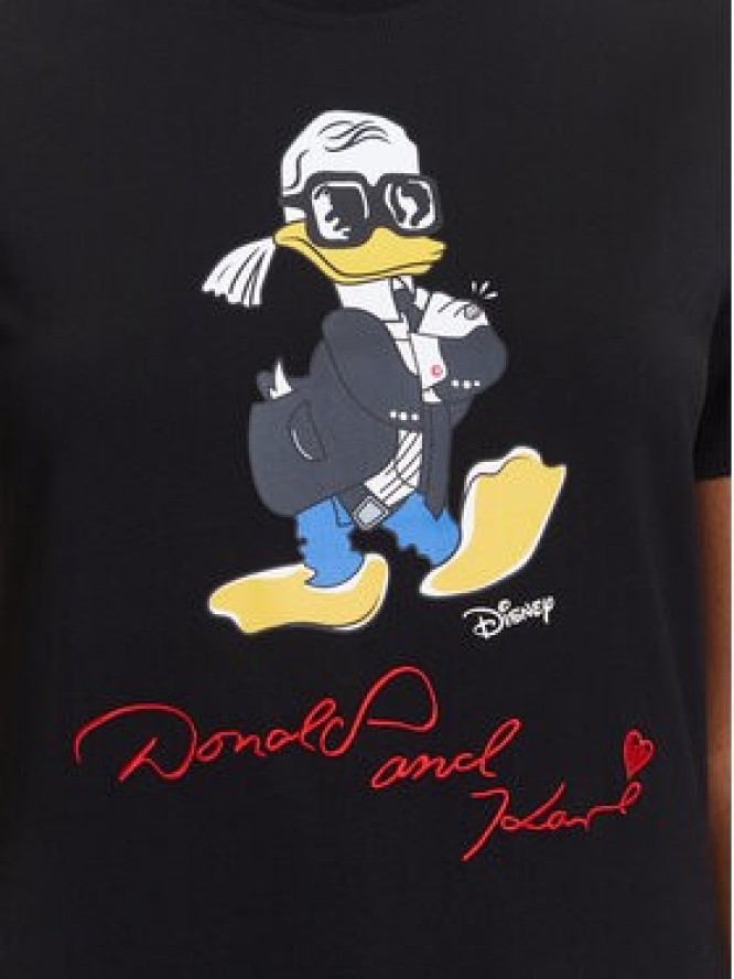 KARL LAGERFELD T-Shirt A3W17090 Czarny Regular Fit