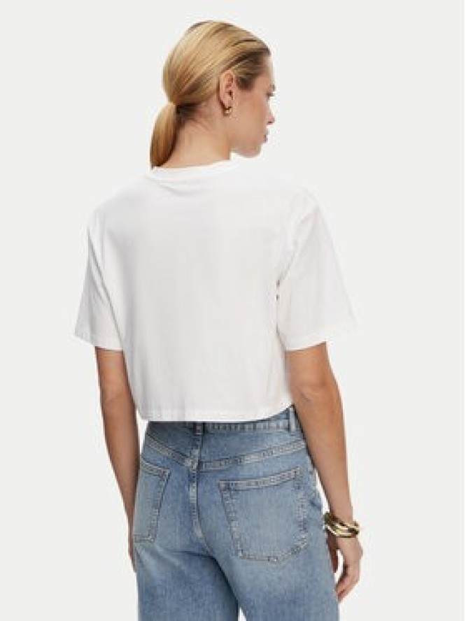 Balmain T-Shirt DF1EE020BC78 Biały Regular Fit