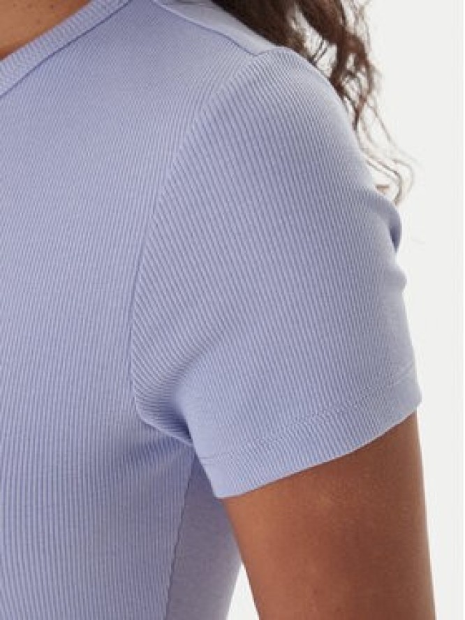 Tommy Jeans T-Shirt Badge DW0DW17881 Niebieski Slim Fit