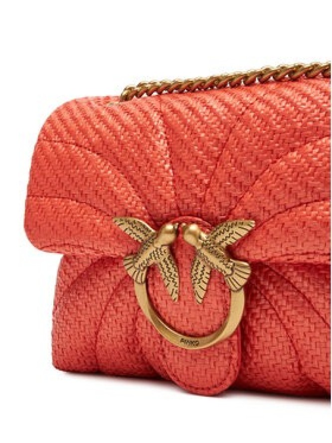 PINKO Torebka Love Puff Mini PE 25 PLTT 100039 A2C8 Pomarańczowy