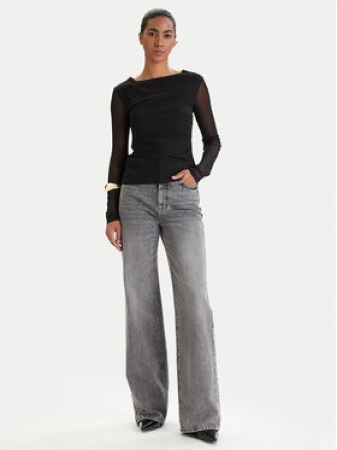 Patrizia Pepe Bluzka 8M1783/J376-K103 Czarny Regular Fit