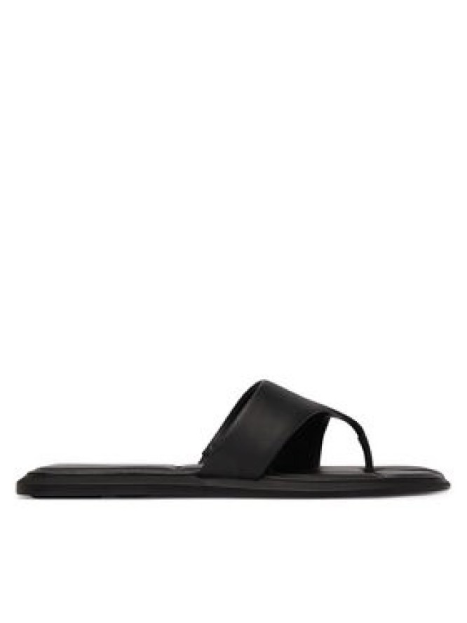 Calvin Klein Japonki Leather Toe Post Sandals HW0HW02866 Czarny