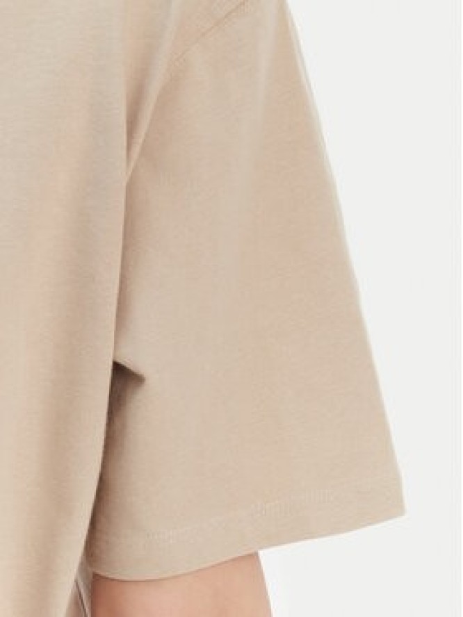 adidas T-Shirt Essentials Boyfriend KD1368 Beżowy Oversize