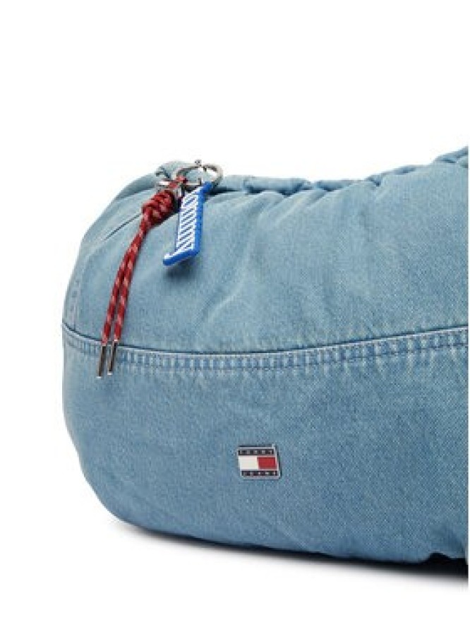 Tommy Hilfiger Torebka Tjw Icon Charms Denim Hobo AW0AW19259 Niebieski