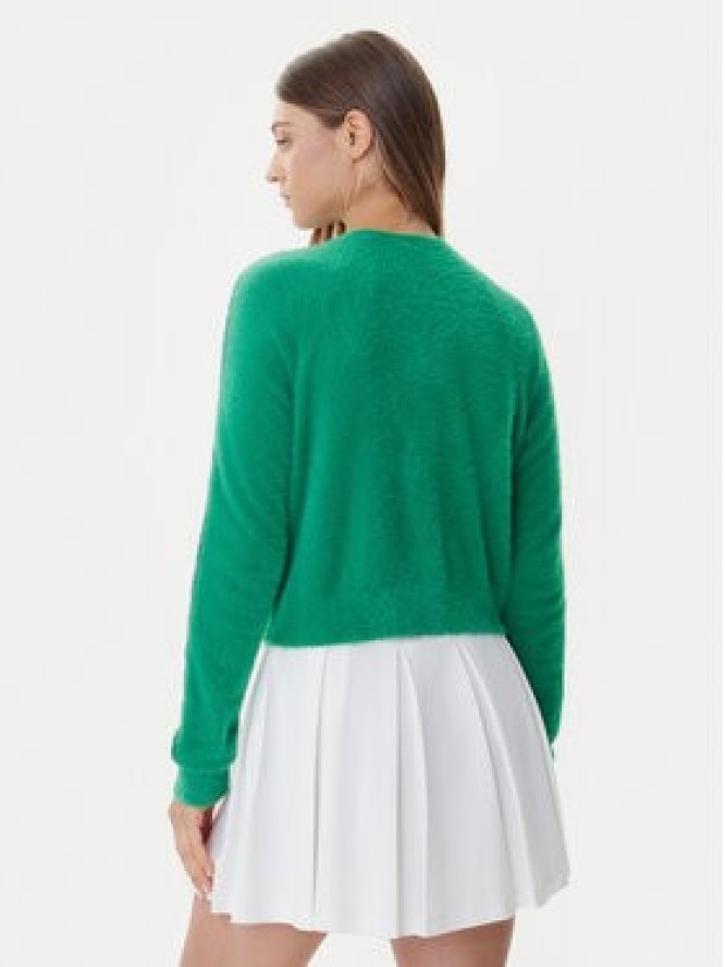 adidas Kardigan Fluffy JW5177 Zielony Regular Fit