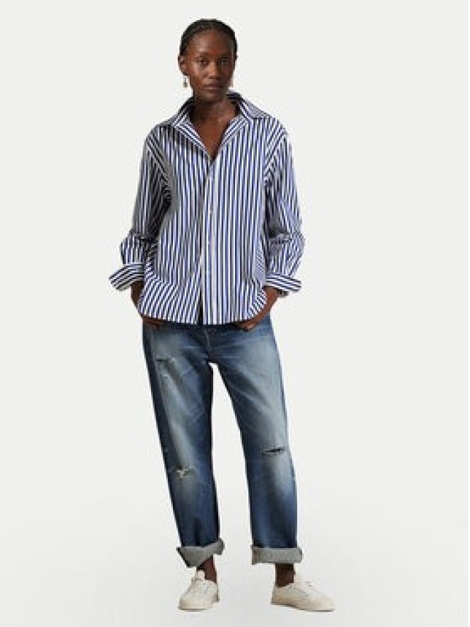 Polo Ralph Lauren Koszula 211968218001 Granatowy Oversize