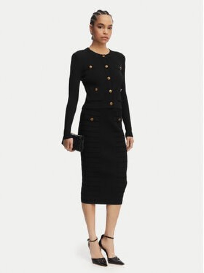 Guess Kardigan W5YR09 Z0130 Czarny Regular Fit