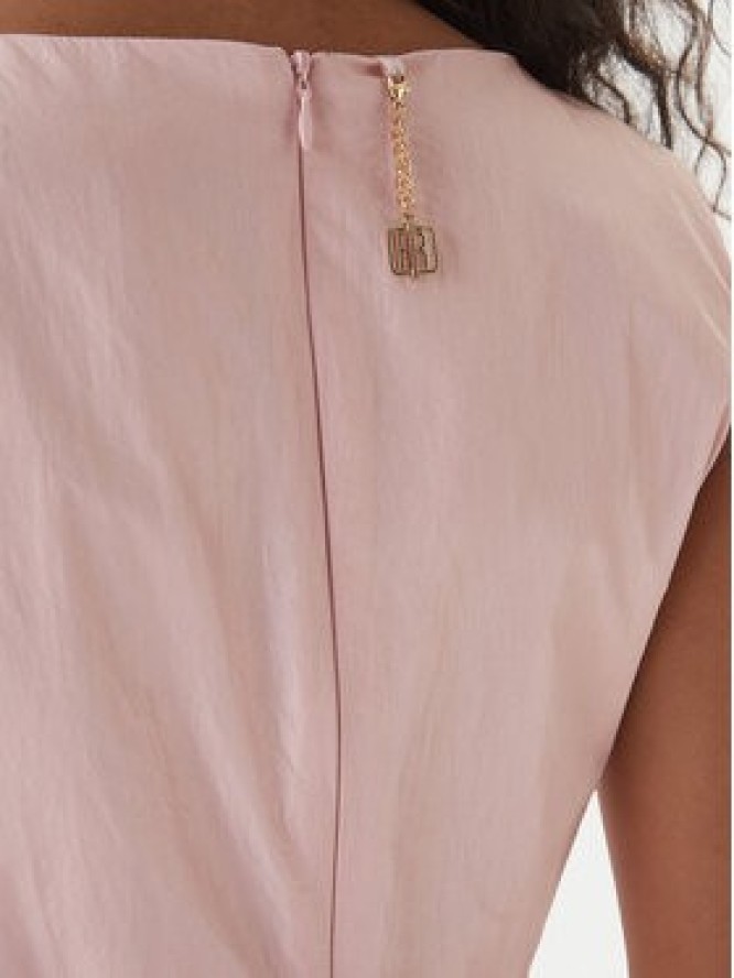 Fracomina Sukienka wieczorowa FQ26SD3009W83101 Różowy Regular Fit