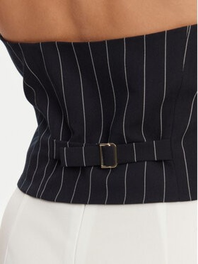 Fracomina Kamizelka FR25SJ5002W761D4 Granatowy Slim Fit