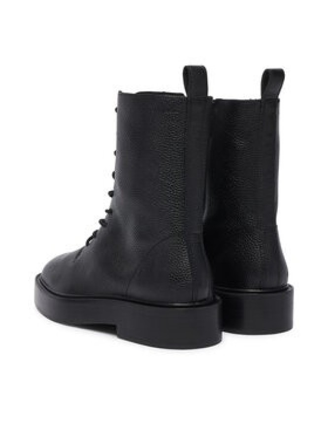 Calvin Klein Trzewiki Conc Welt Lace Up Boot Lth HW0HW03209 Czarny