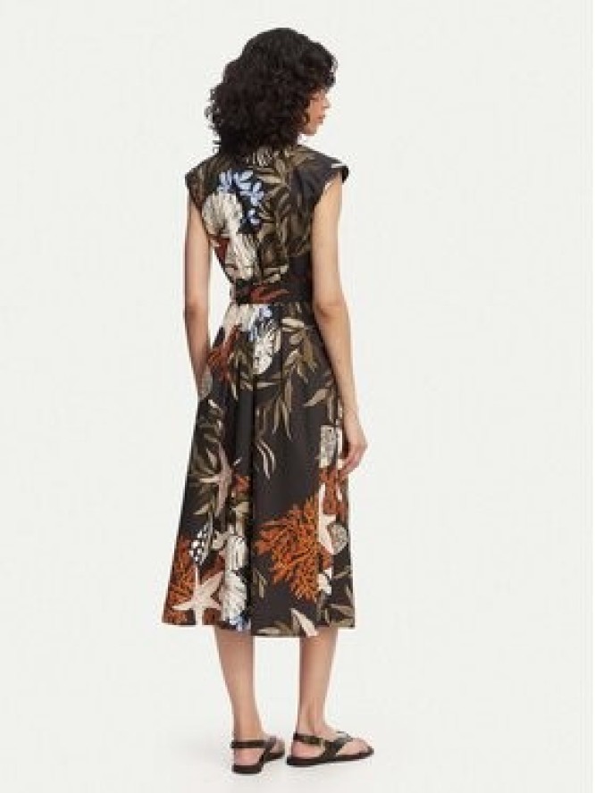 Marella Sukienka koszulowa Padana 2613221202 Czarny Regular Fit