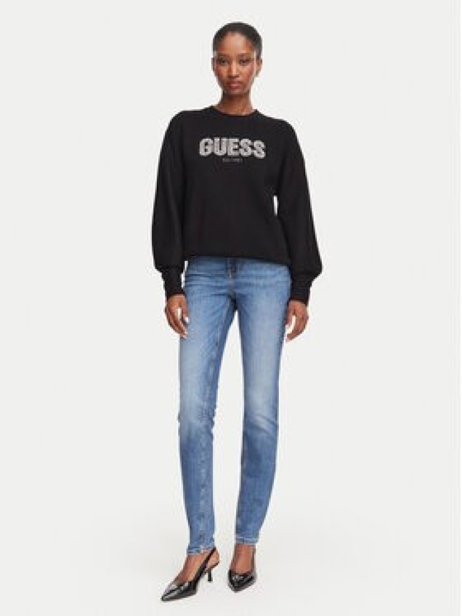 Guess Jeansy W6YA46 D1538 Niebieski Skinny Fit