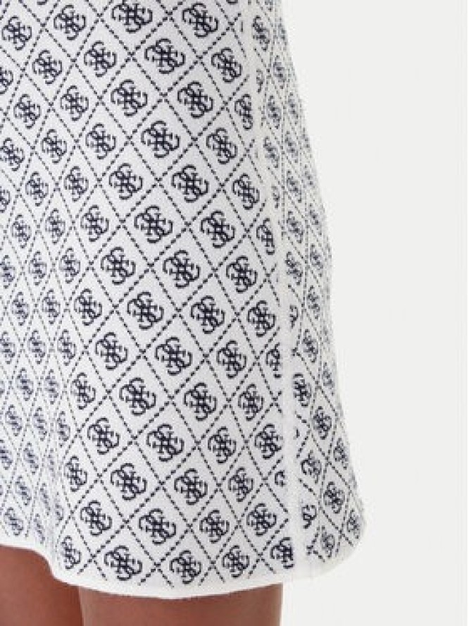 Guess Spódnica ołówkowa W5BD81 Z3JD2 Écru Slim Fit