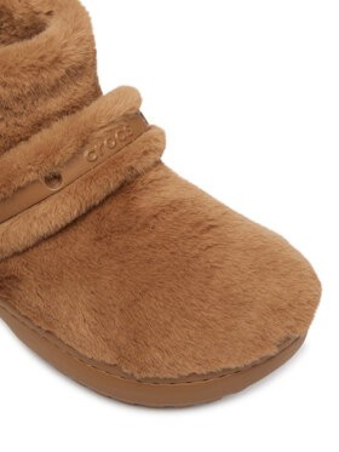 Crocs Kapcie Classic Unfurgettable Boot 211743 Beżowy