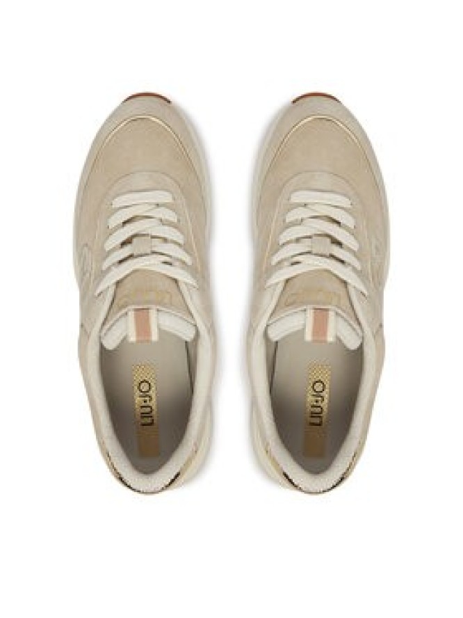 Liu Jo Sneakersy Stardust 01 BF6029 PX911 Kremowy