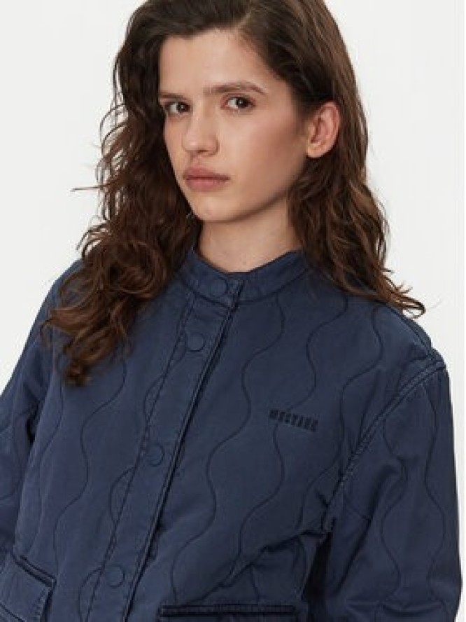 Mustang Kurtka jeansowa Belva 1016132 Niebieski Relaxed Fit