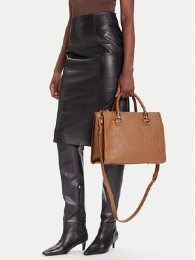 Liu Jo Torebka Ecs M Satchel AF5008 E0538 Brązowy