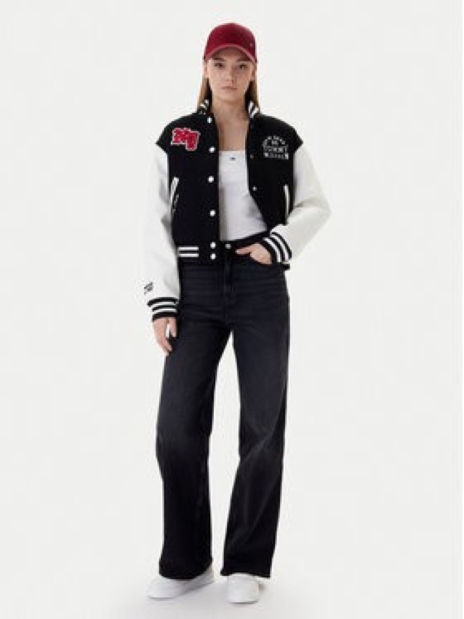 Tommy Jeans Jeansy Claire DW0DW22453 Czarny Wide Leg