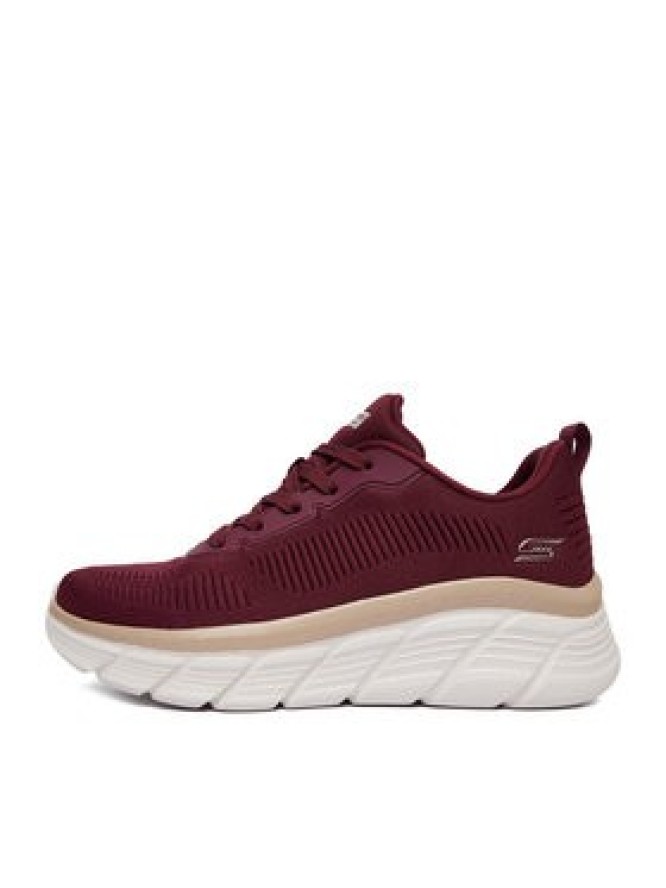 Skechers Sneakersy C-BOBS HI FLEX 117385 BURG Bordowy