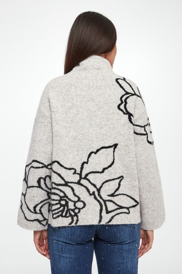 Sweter damski z wełną JOSEPH RIBKOFF