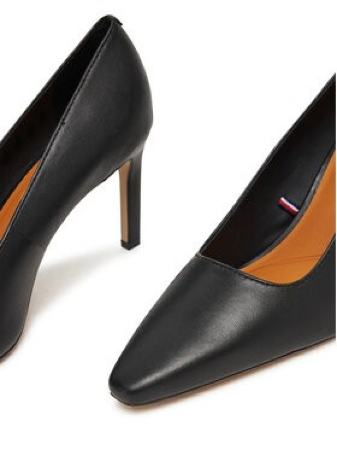 Tommy Hilfiger Szpilki Logo Pump Slanted Hl FW0FW08993 Czarny