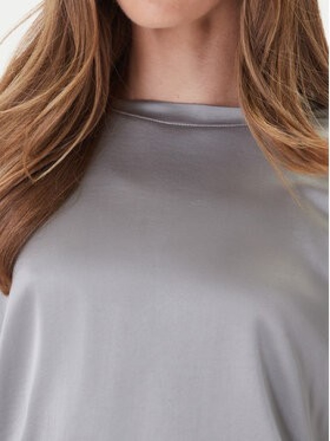 ViCOLO Bluzka TF0244 Szary Regular Fit