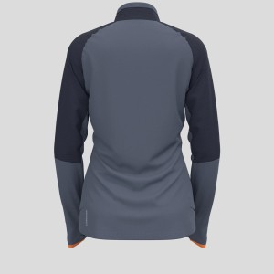 Bluza z półgolfem narciarska damska Odlo DESCENT CW 200 SL