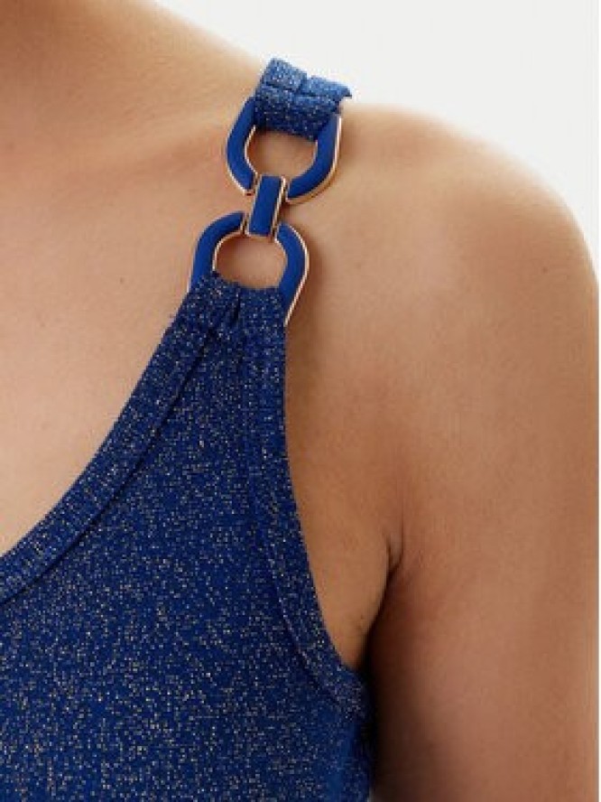 Morgan Top 251-DIDONI Granatowy Slim Fit