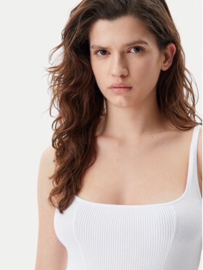 Calvin Klein Jeans Sukienka codzienna J20J225269 Biały Slim Fit