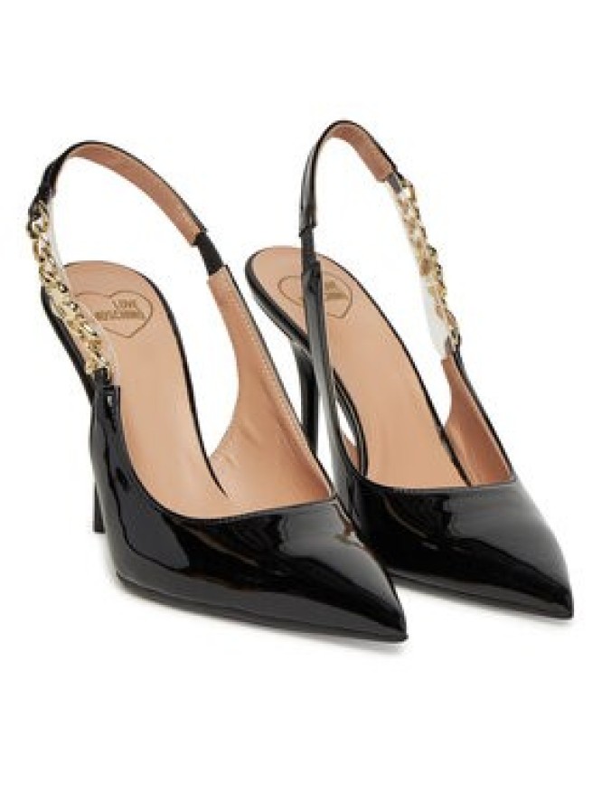 LOVE MOSCHINO Szpilki JA10139G0MIH0000 Czarny